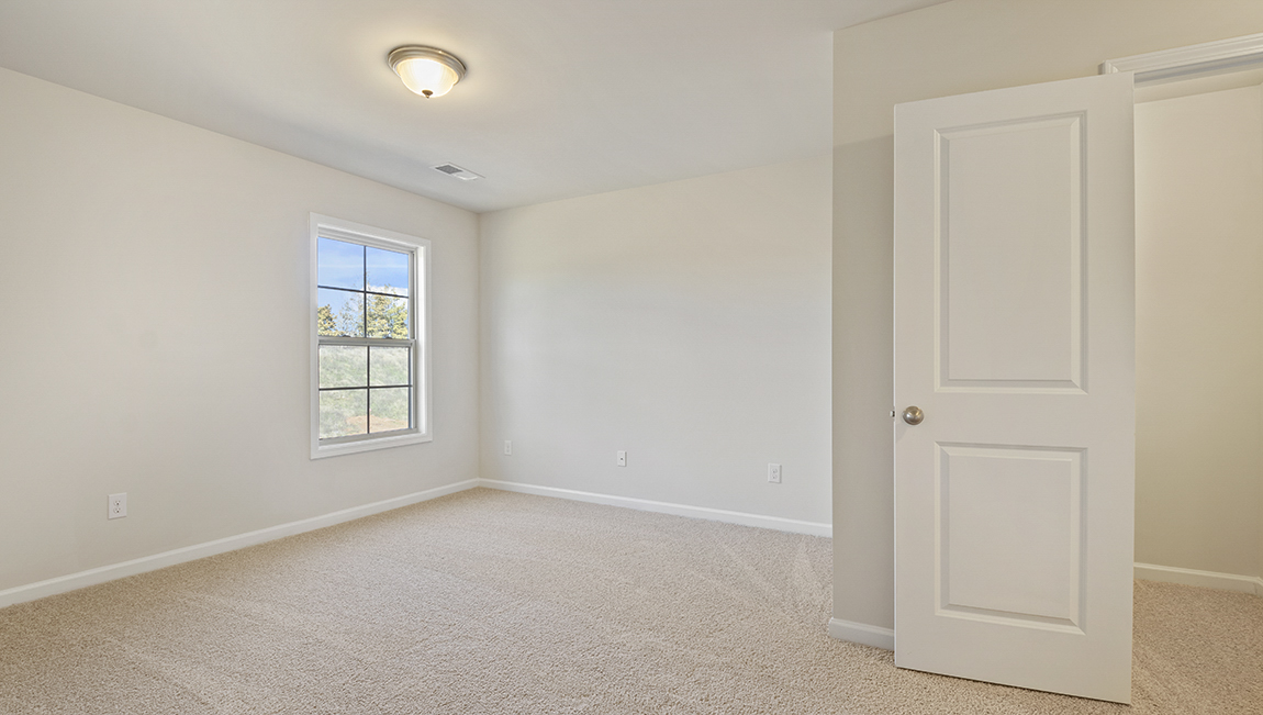 loft space with large window
