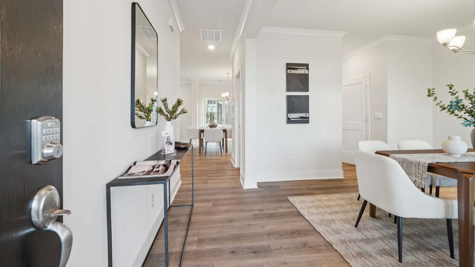 welcoming foyer