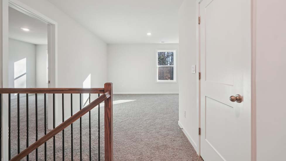 carpeted hallway