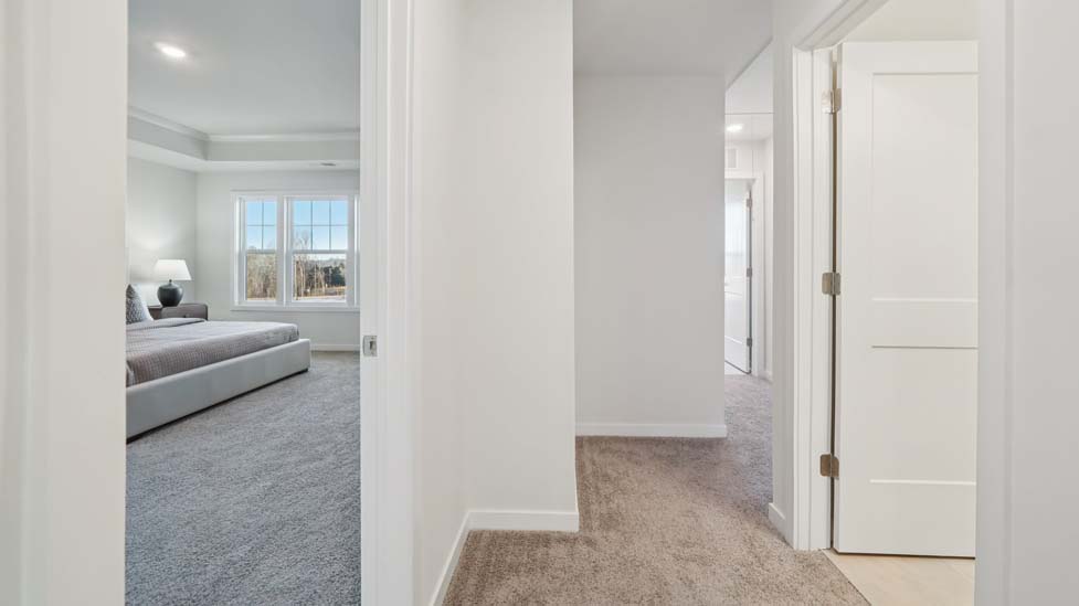 carpeted hallway