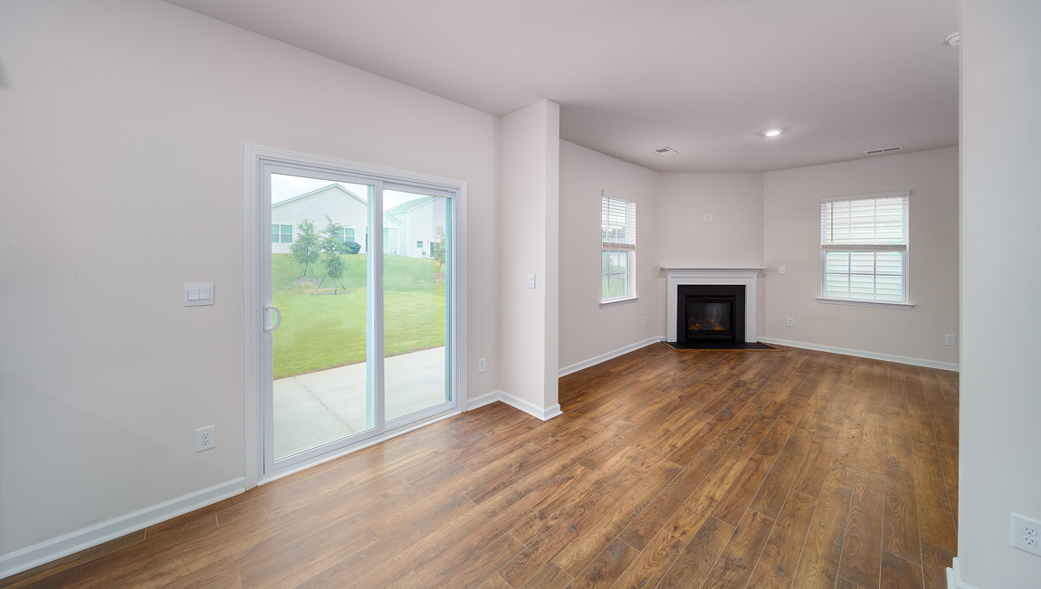 Breakfast space near family room