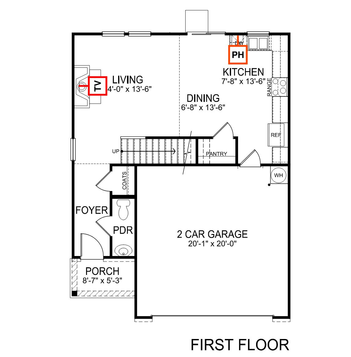 Taylor first floor plan
