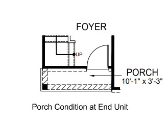 porch and foyer floorplan