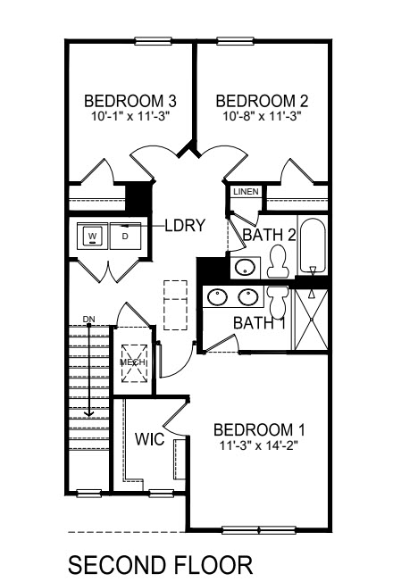 Second Floor floorplan