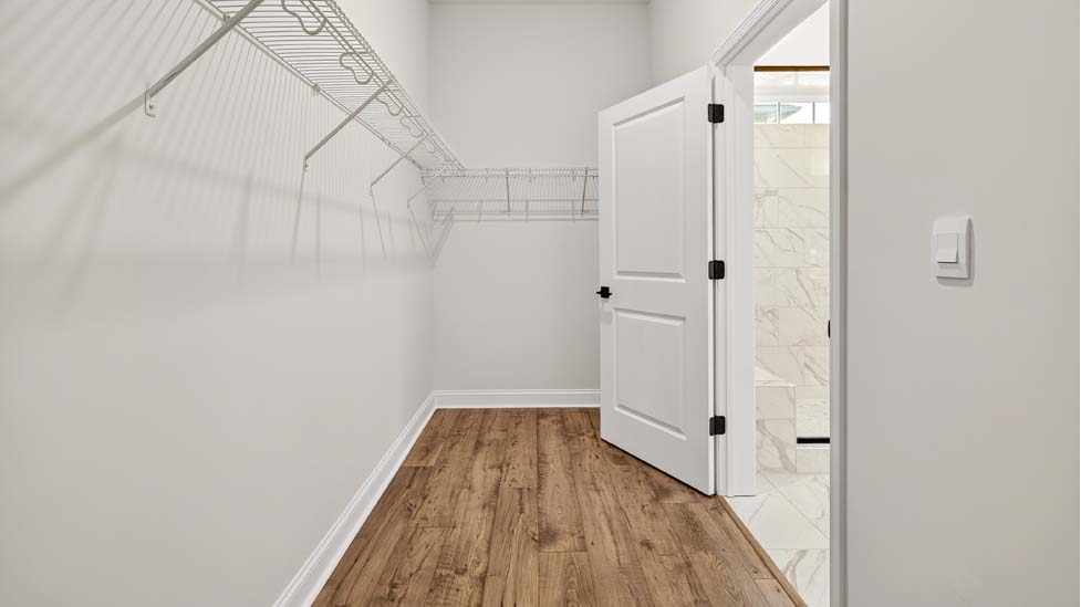 Primary walk in closet