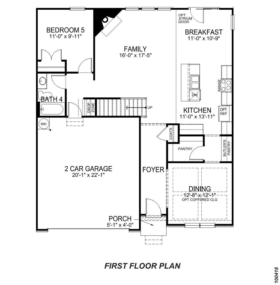 Summit first floor plan
