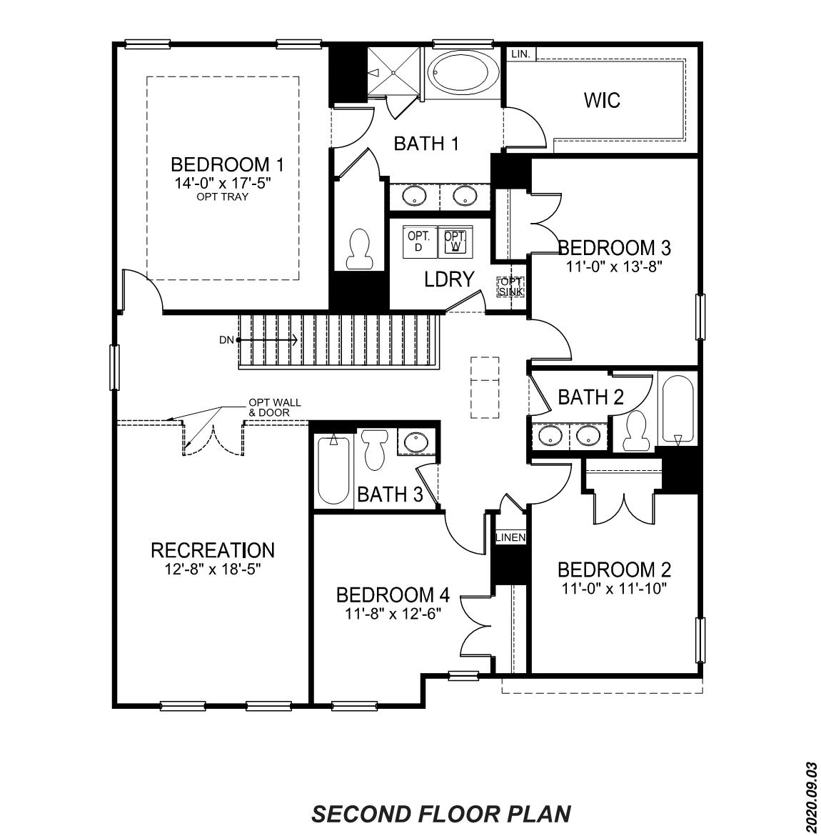 Summit second floor plan
