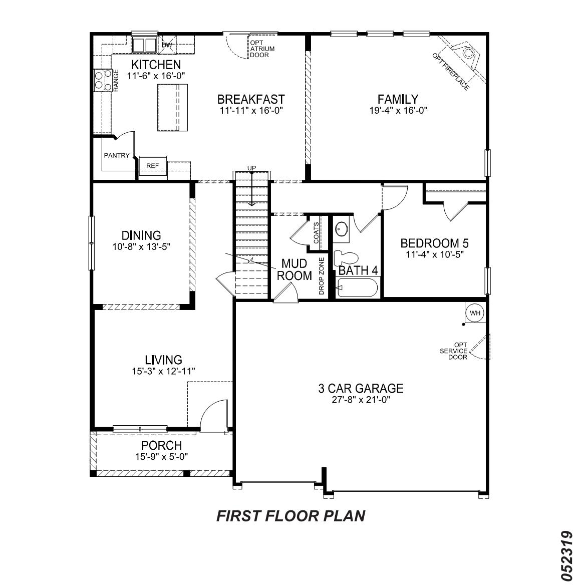 Graymount first floorplan