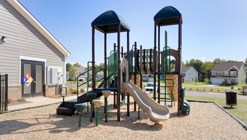 Playground at Falls Cove. New home in Charlotte, North Carolina