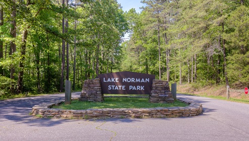 Lake Norman State Park Near Falls Cove in Troutman, NC