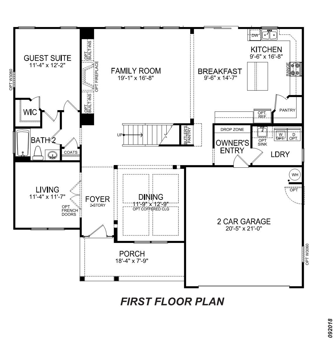 Washington first floor plan