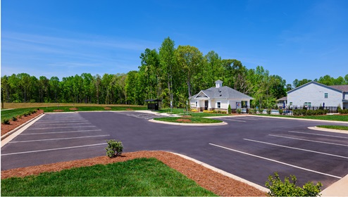 Blackstone Bay Townhomes community club house parking