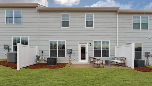 Sandra Model Rear of Home at Blackstone Bay in Sherrill's Ford, NC