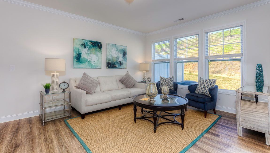 Open concept family room