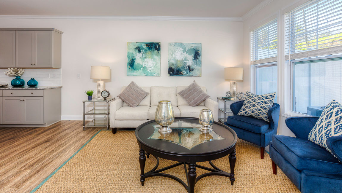 Open concept family room