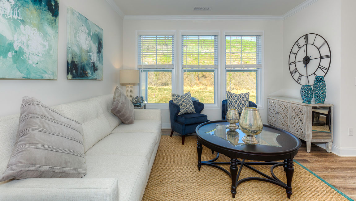 Open concept family room