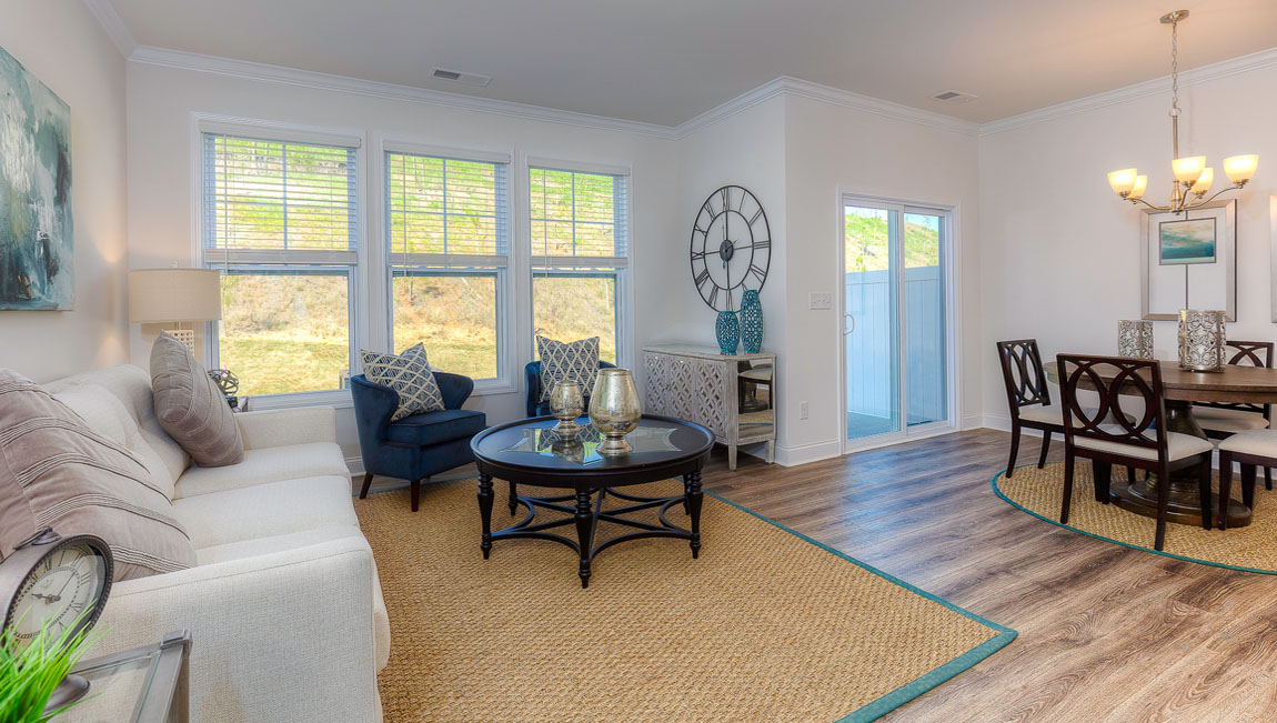 Open concept family room