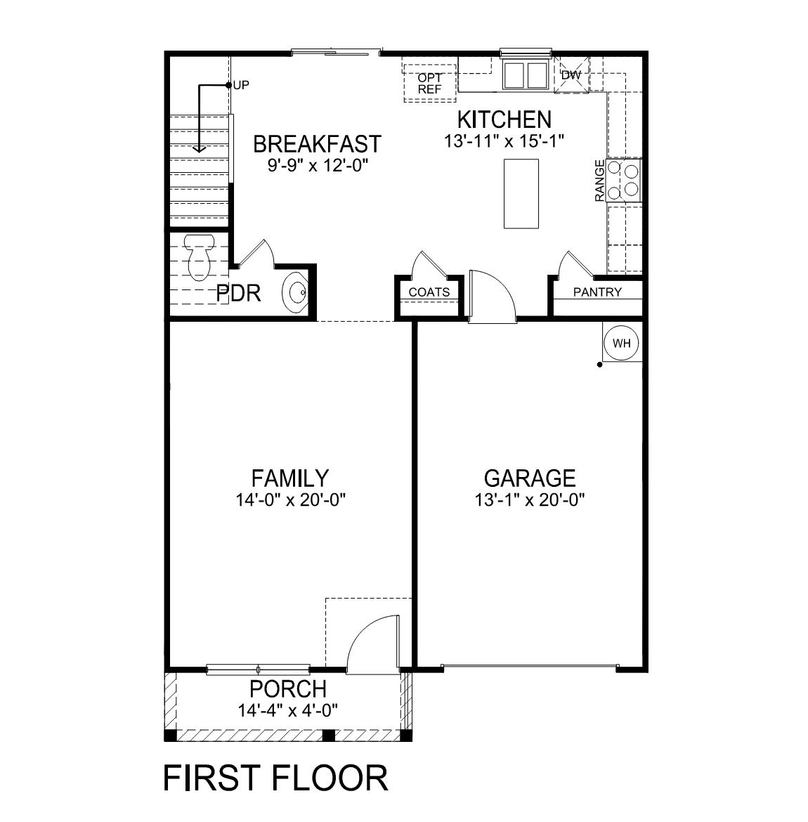 Harrison first floor plan