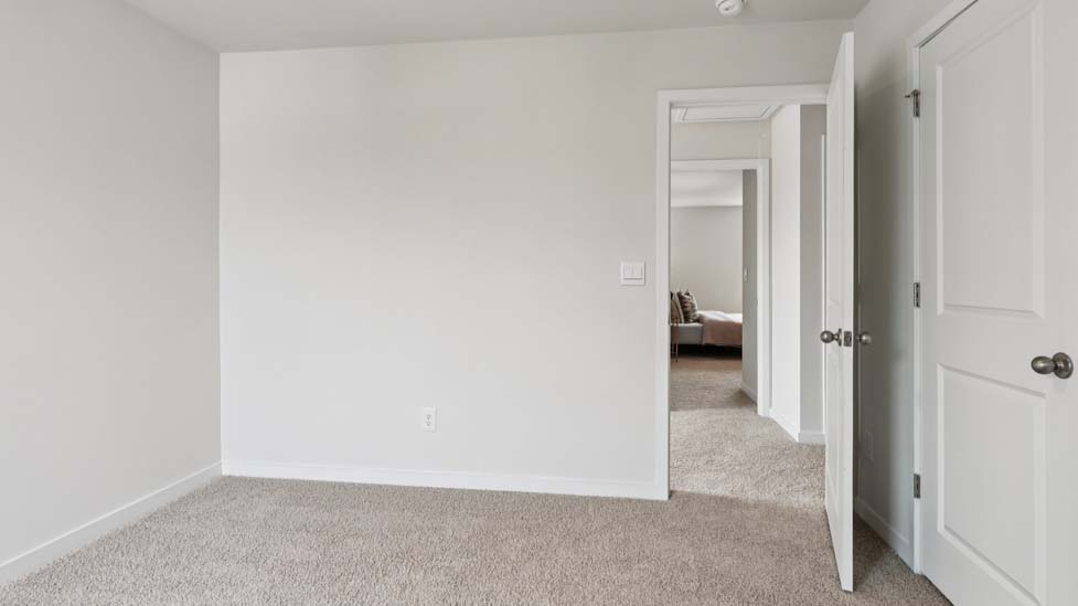 Carpeted bedroom
