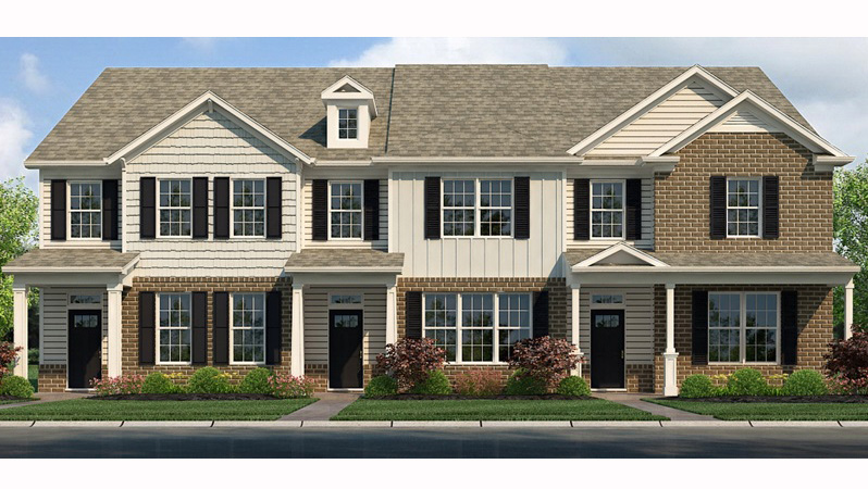 Collin front exterior with Brick