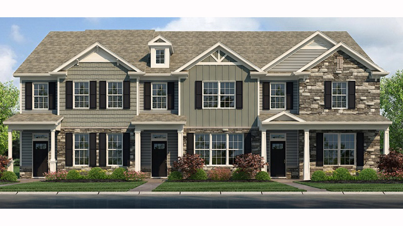 Collin front exterior with Brick