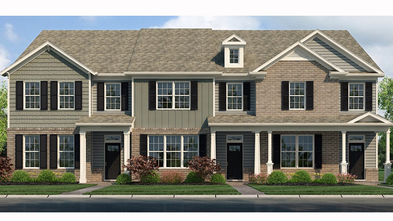 Blake front exterior with brick