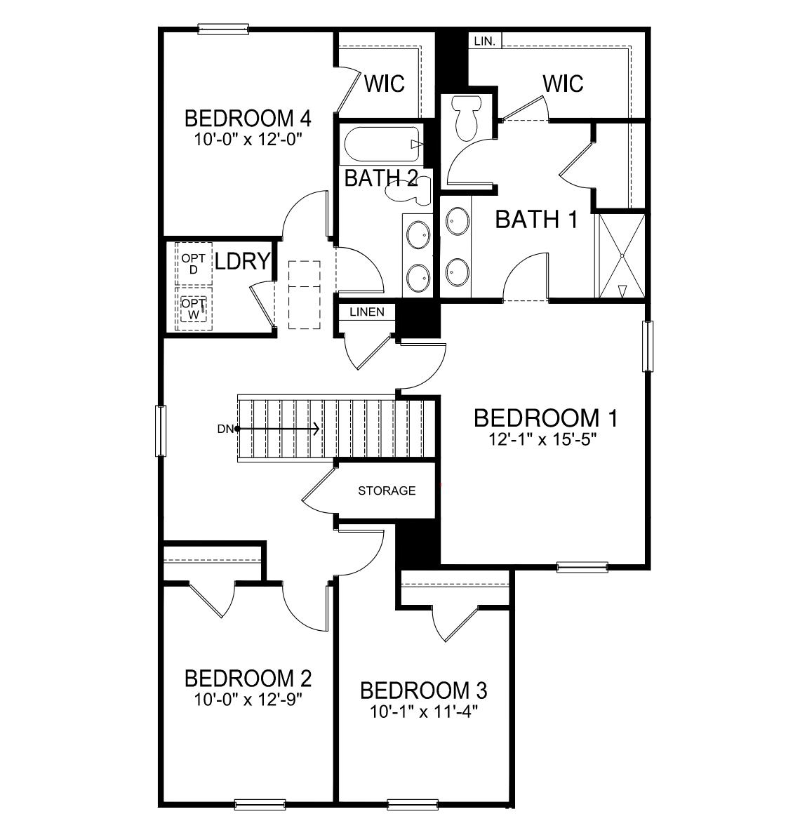 Aisle Second floor plan