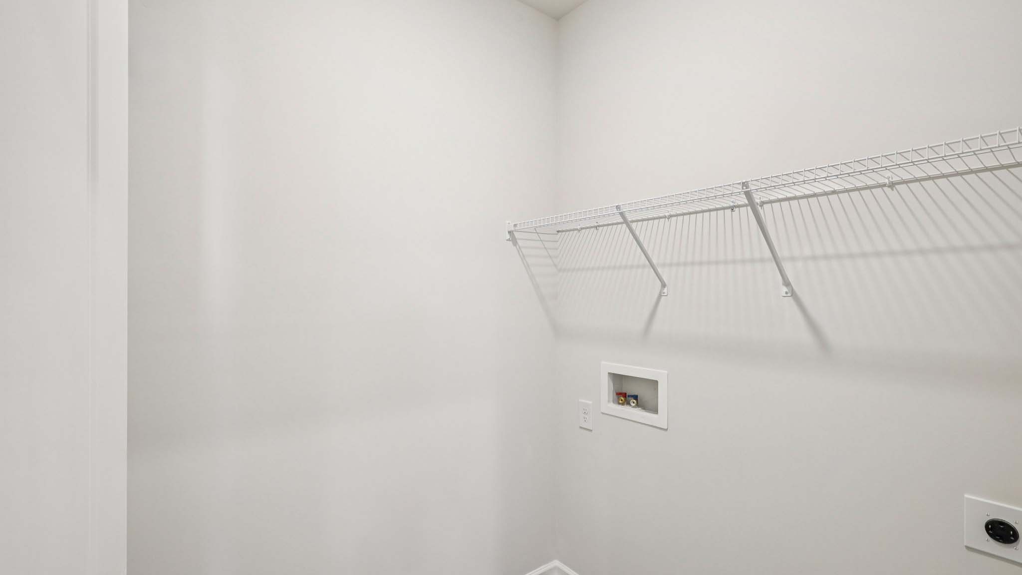 Carpeted walk in closet