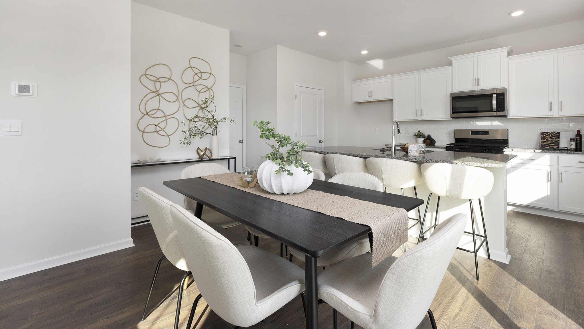 Kitchen and Island with stainless steel appliances