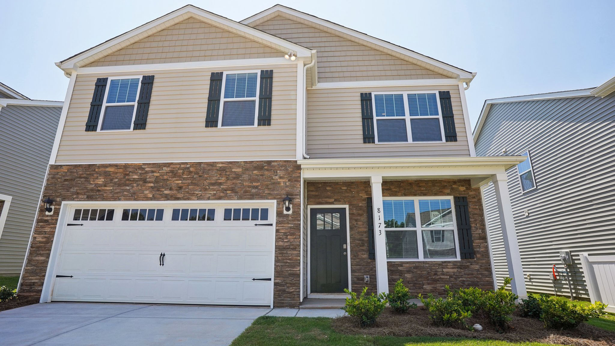 Belhaven F front exterior rendering