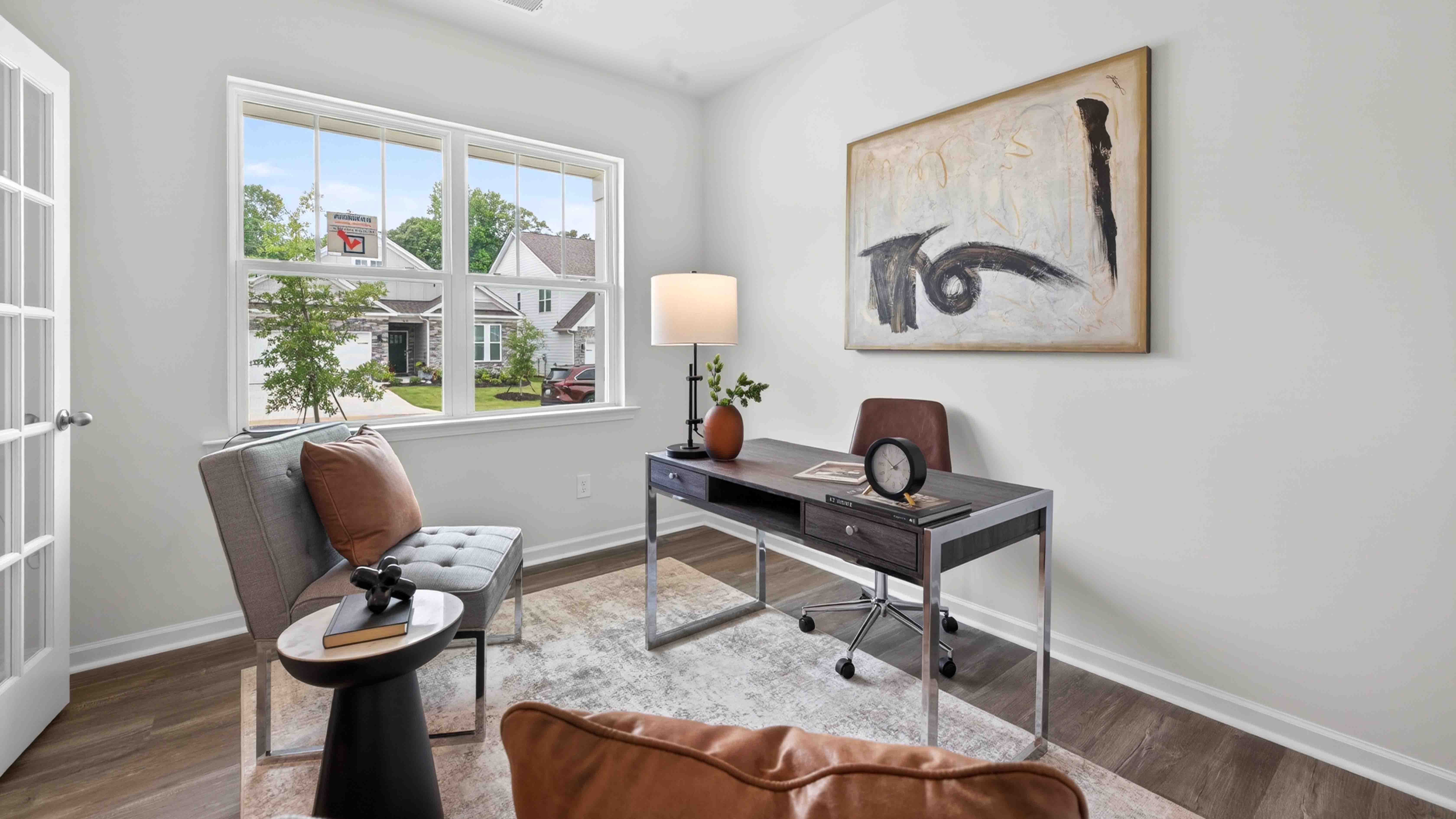office with french doors