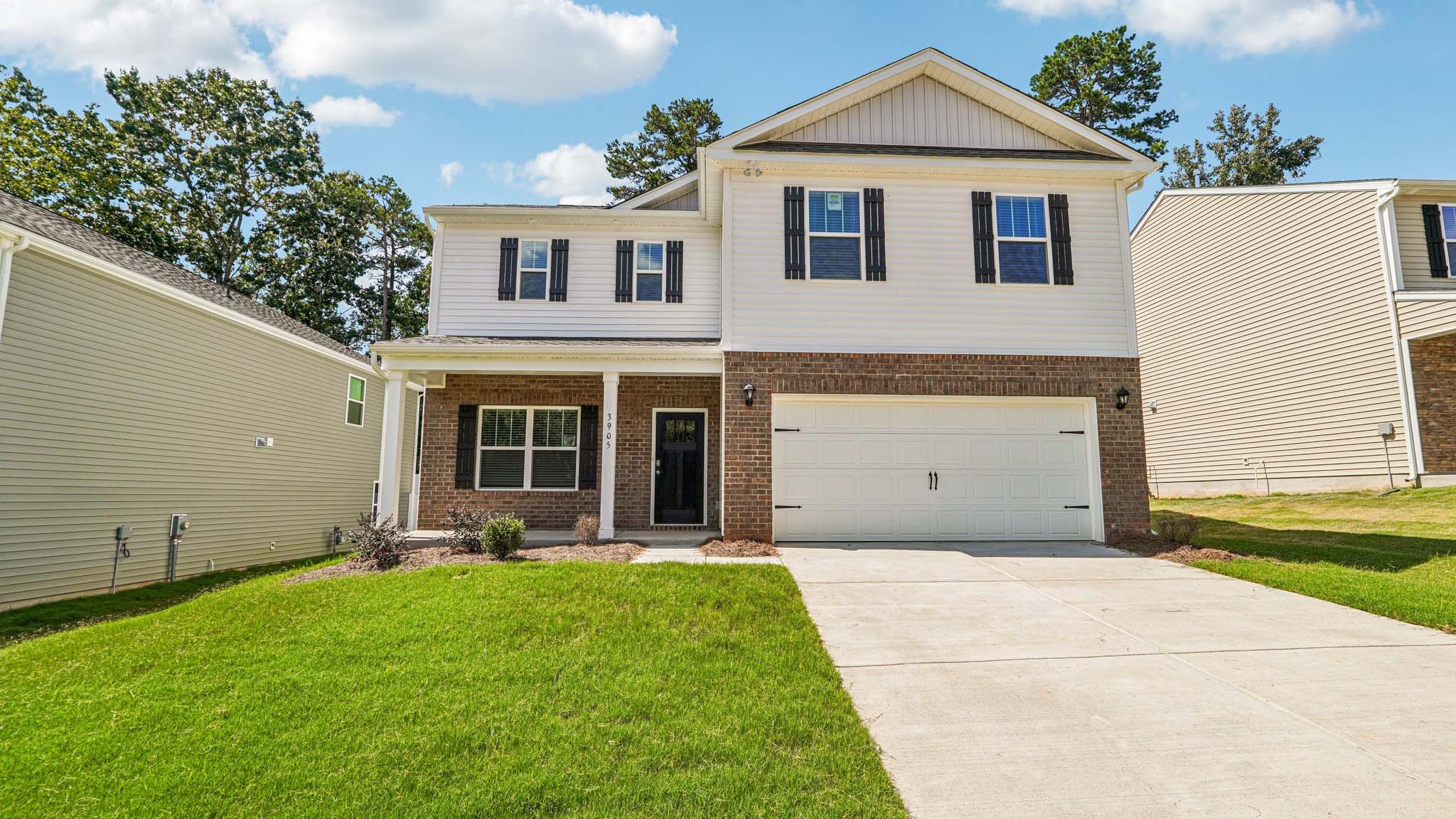 Galen front exterior rendering in Hickory, North Carolina