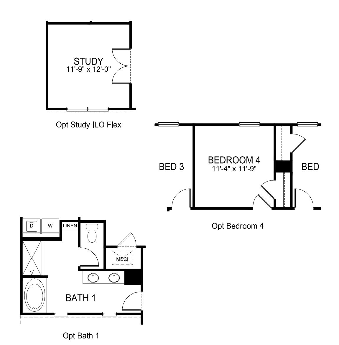 Galen options floor plan