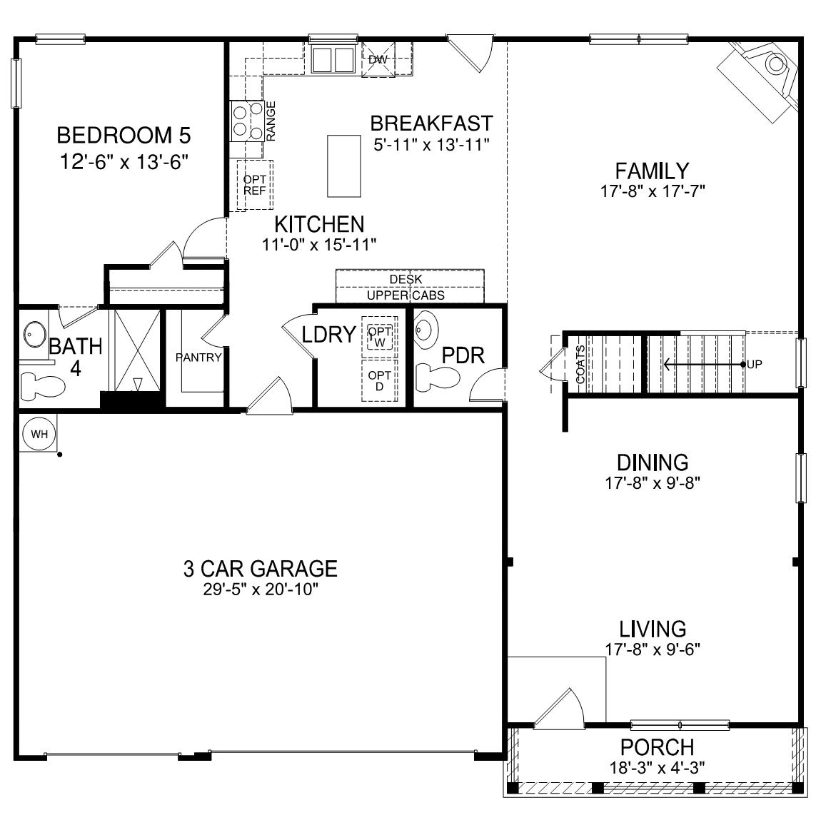 Floor Plan in Wallace Springs Statesville, NC D.R. Horton