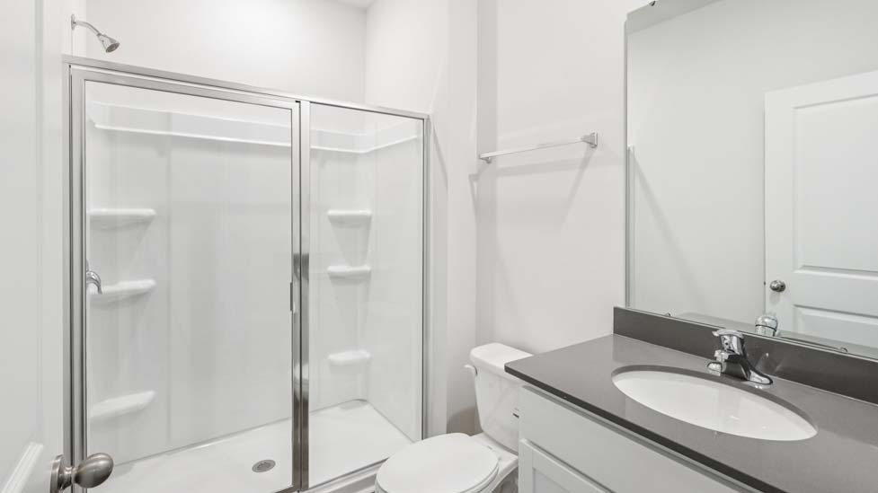 bathroom with shower tub combination