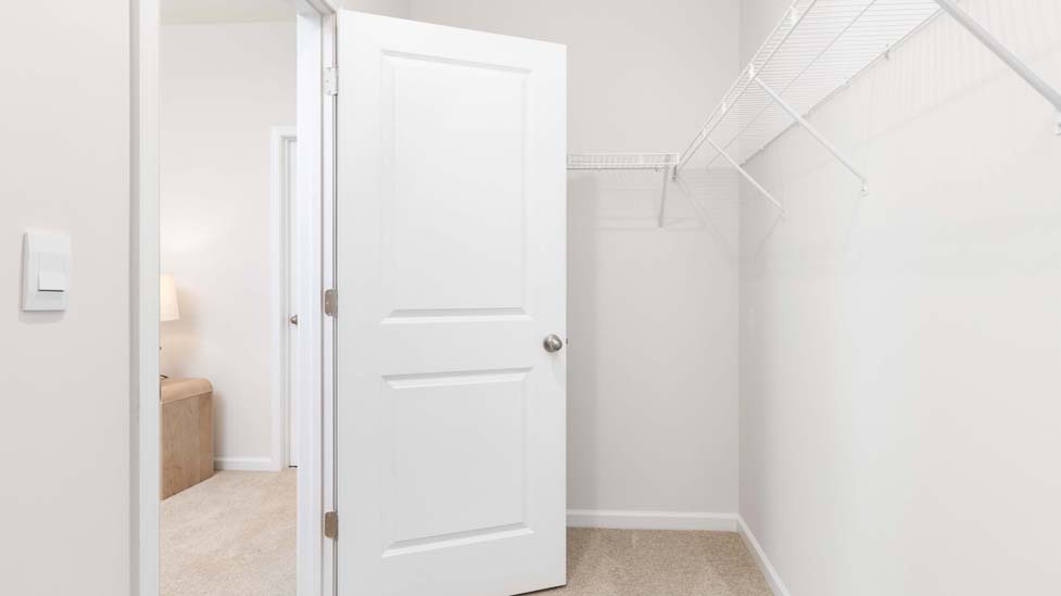Primary walk in closet