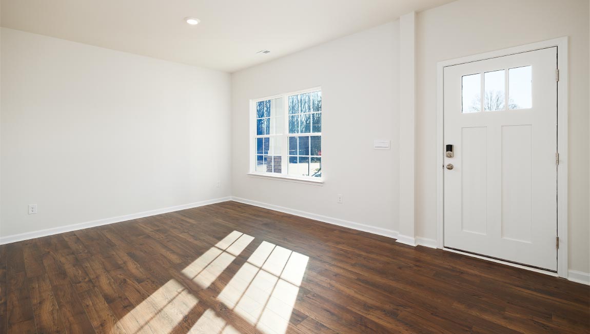 Dining area with large window