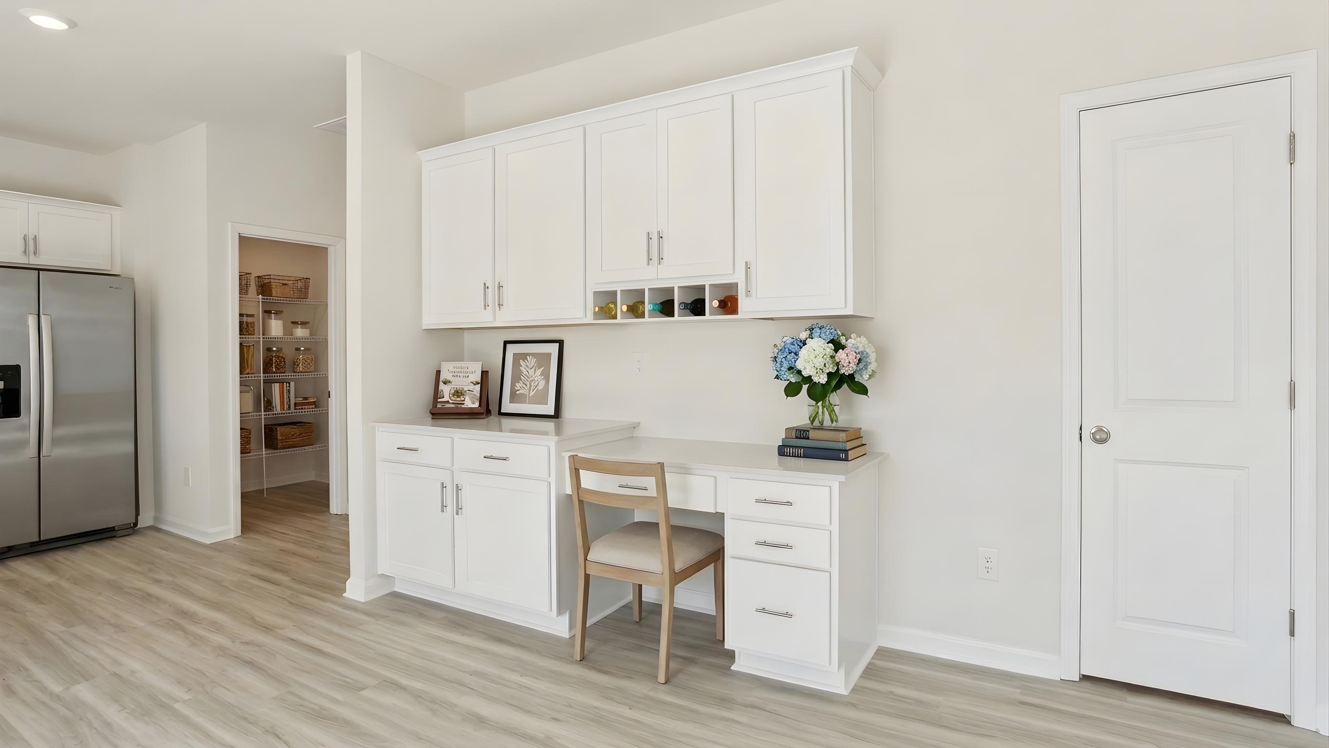 Kitchen and breakfast area with sliding glass back door