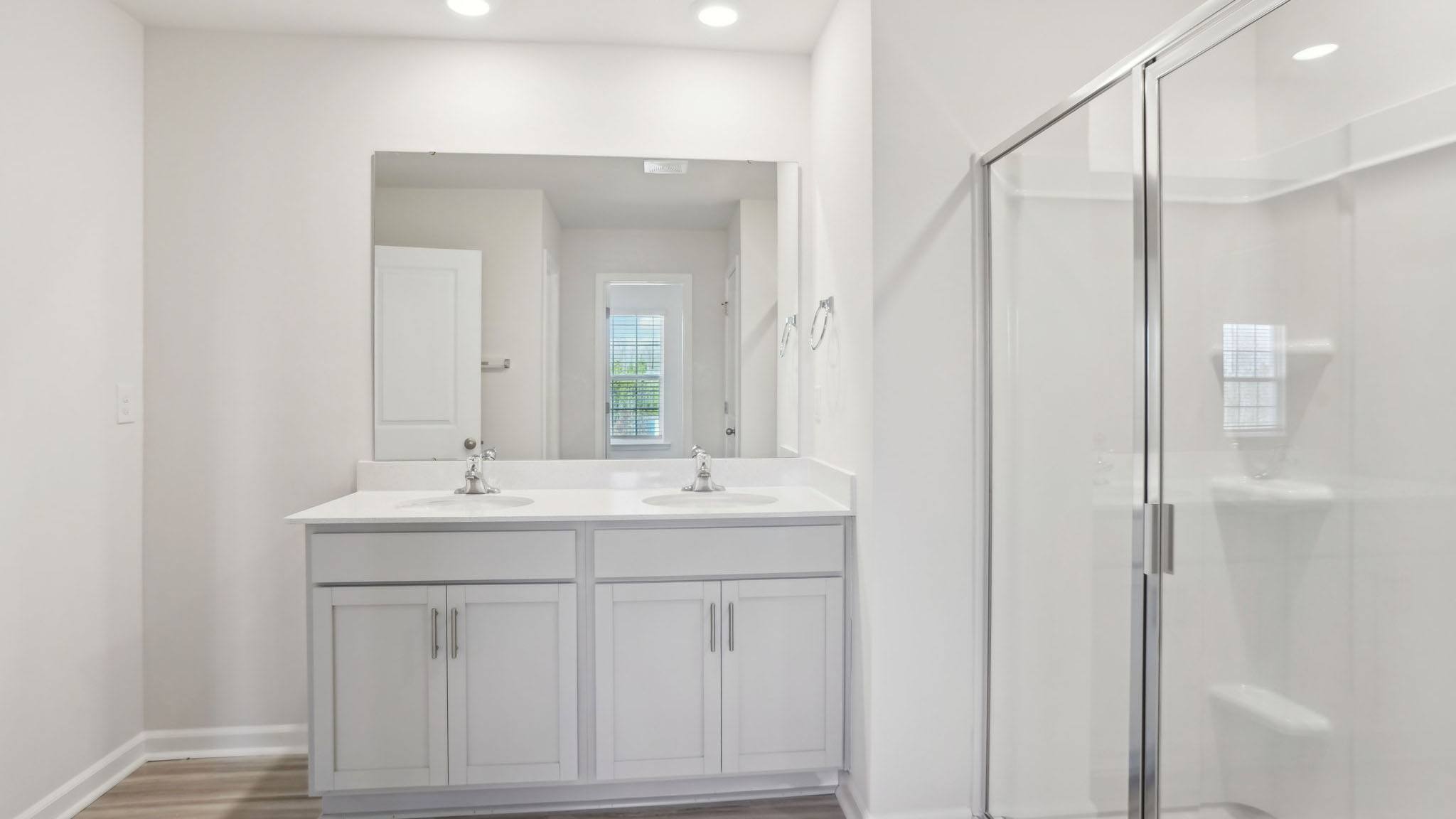 Bathroom with standing shower