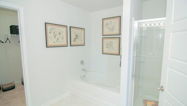 Primary Bathroom with double sinks