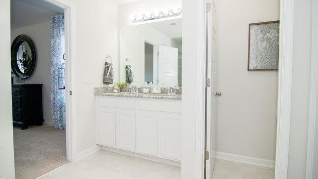 Primary Bathroom with double sinks