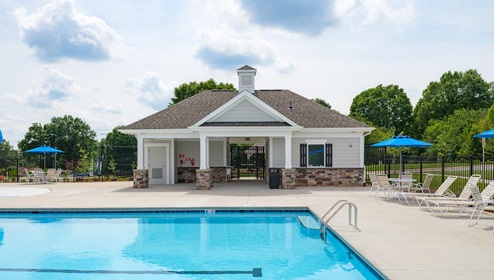 Villages of Maiden in Maiden, NC pool and clubhouse