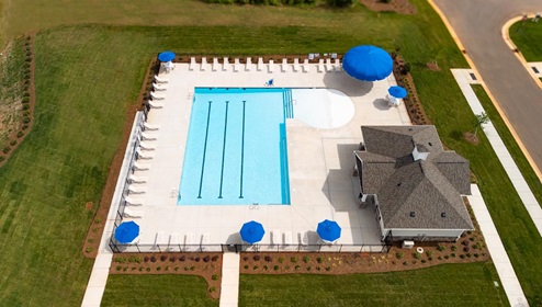 Villages of Maiden in Maiden, NC birds eye of amenities