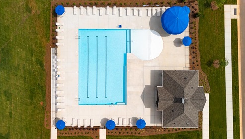 Villages of Maiden in Maiden, NC birds eye of amenities