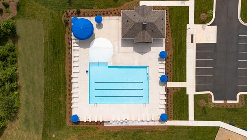 Villages of Maiden in Maiden, NC birds eye of amenities