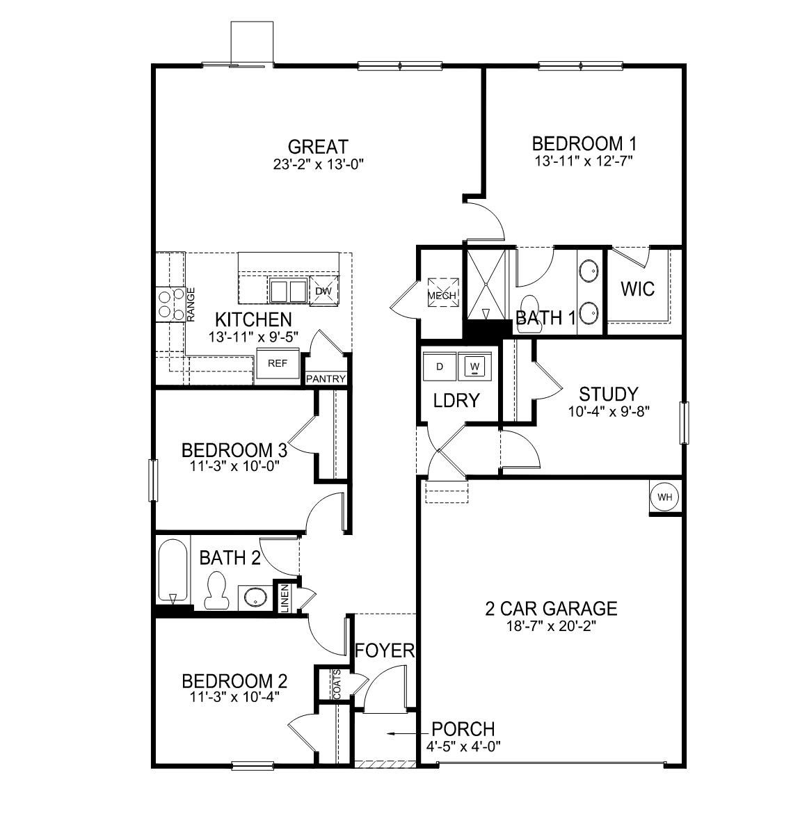 Freeport first floor plan