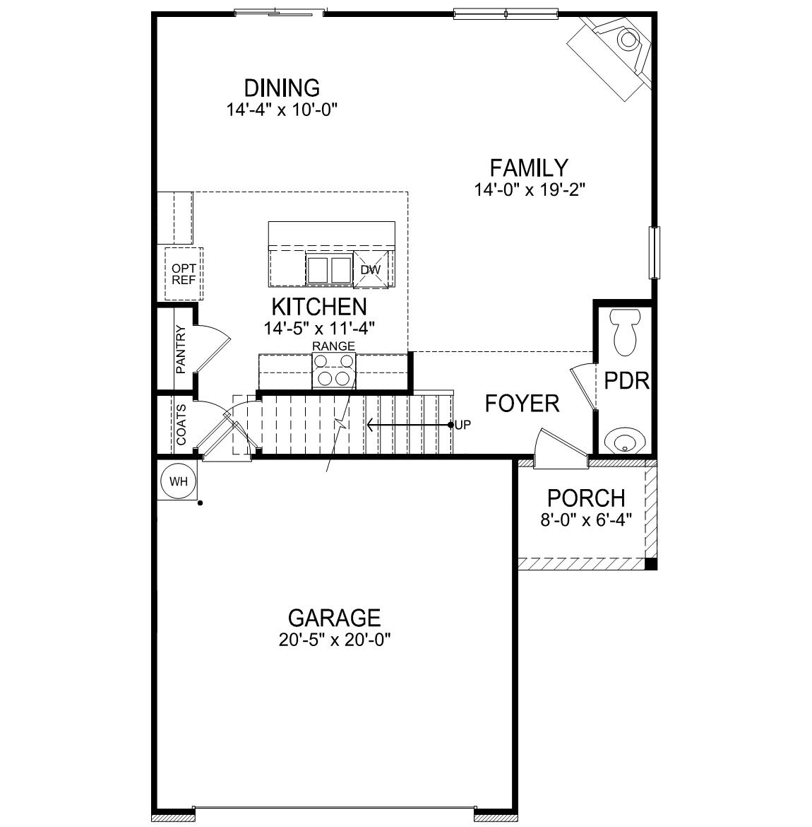 Floor Plan in The Villages of Maiden Maiden, NC D.R. Horton
