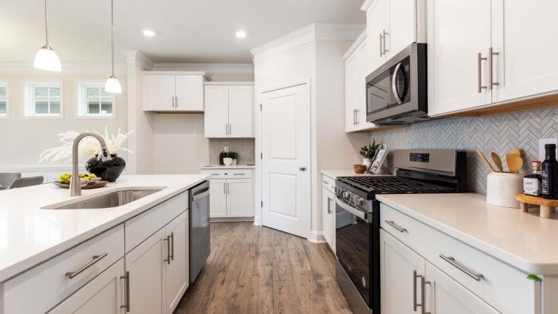 Brookside Arlington Kitchen and island