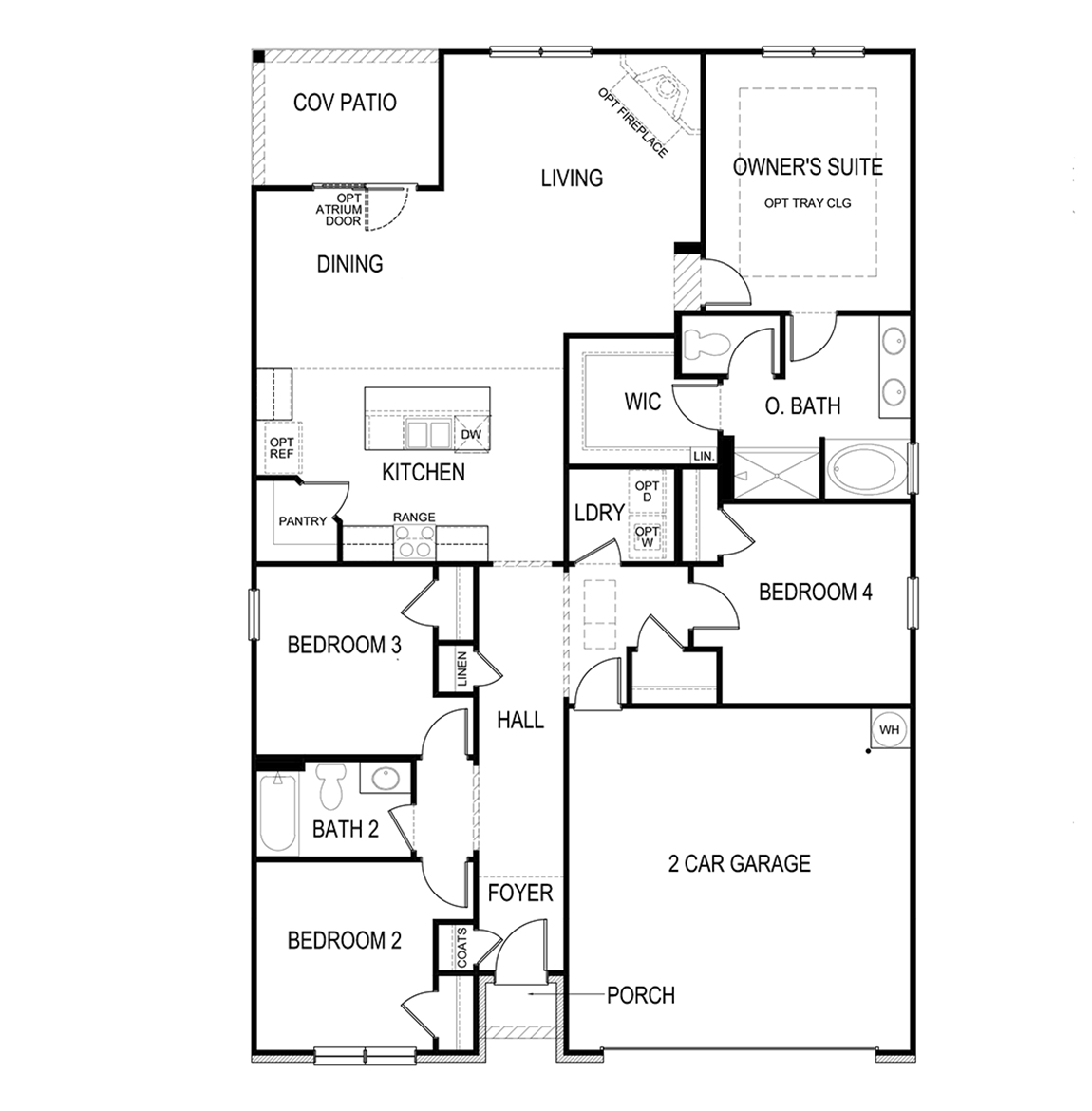 Claiborne first floor plan
