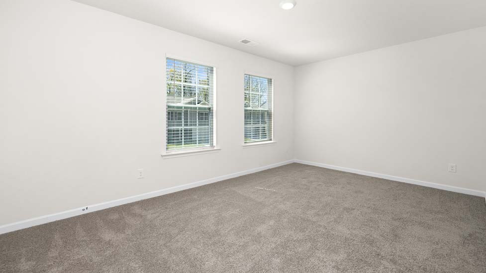 Carpeted bedroom